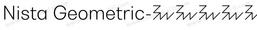 Nista Geometric字体转换